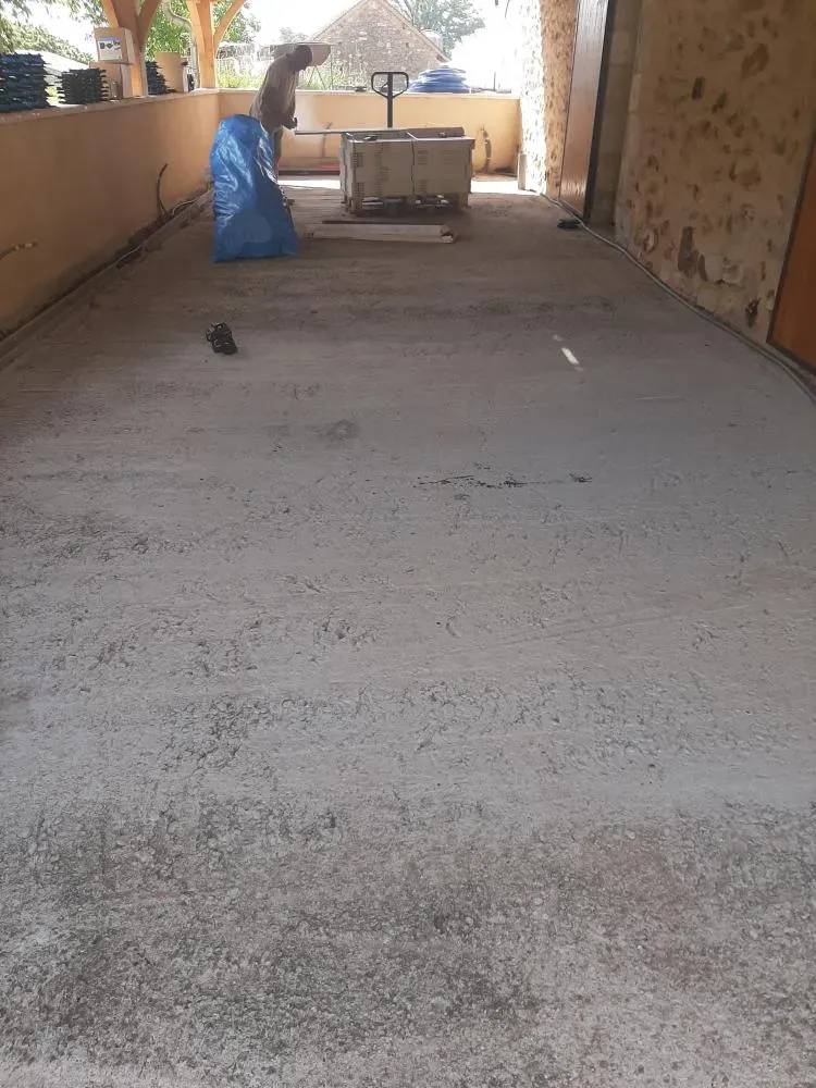 Terrasse parquet flottant avant