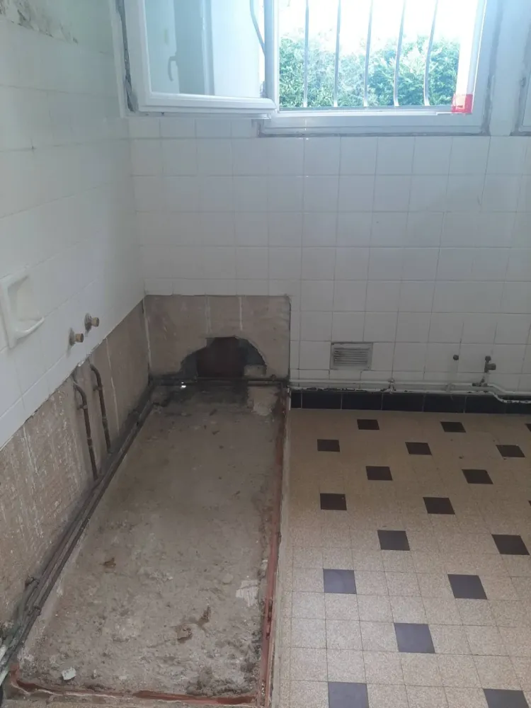Rénovation d'une salle de bain avec plancher rayonnant-électrique (1)
